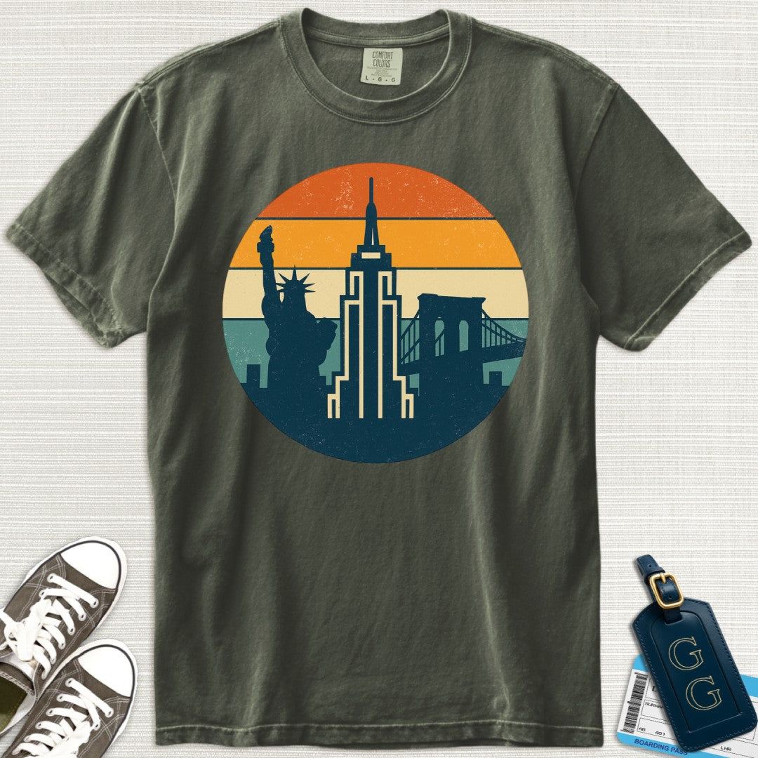 New York Retro Sunset T-Shirt