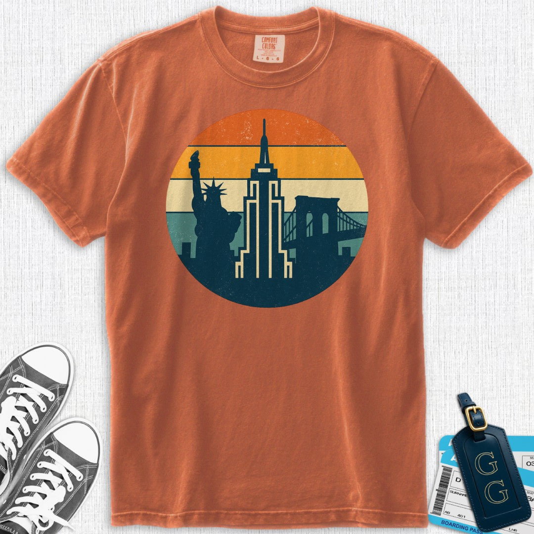 New York Retro Sunset T-Shirt