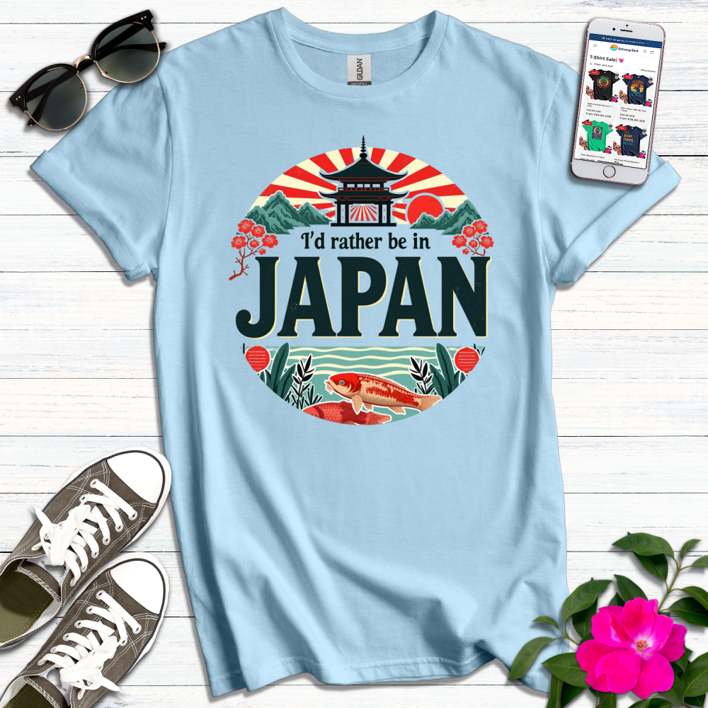 Rather be in Japan T-Shirt