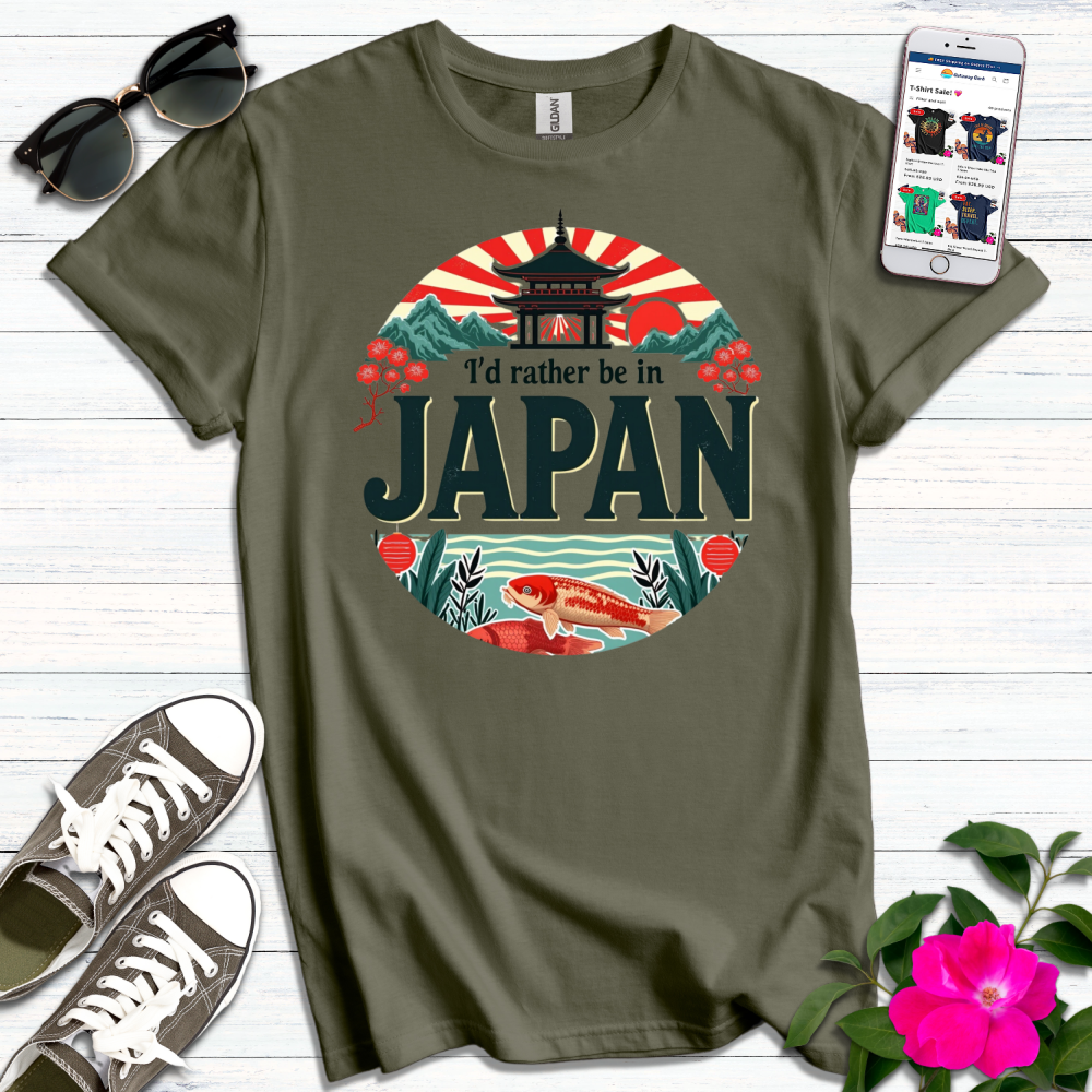 Rather be in Japan T-Shirt