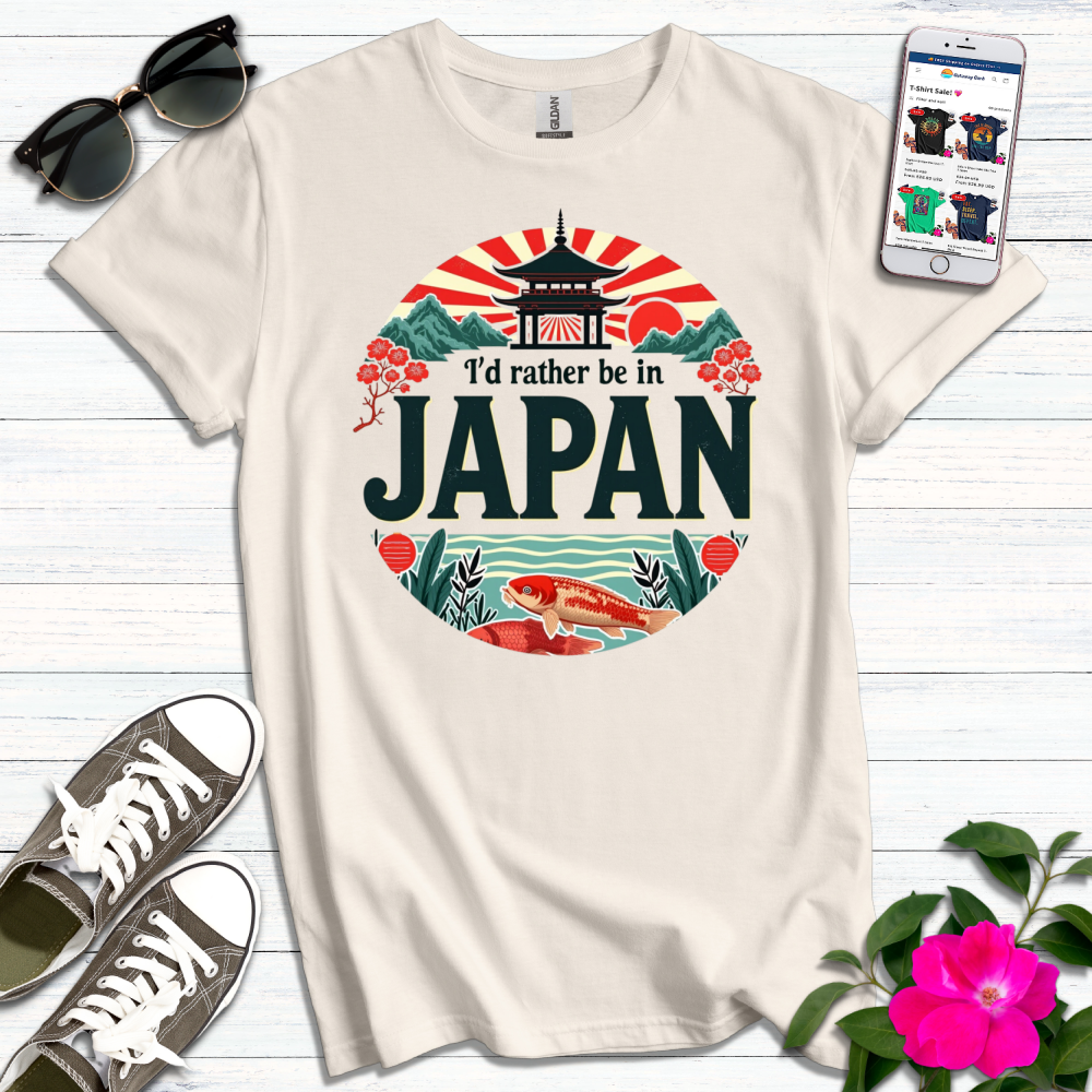 Rather be in Japan T-Shirt