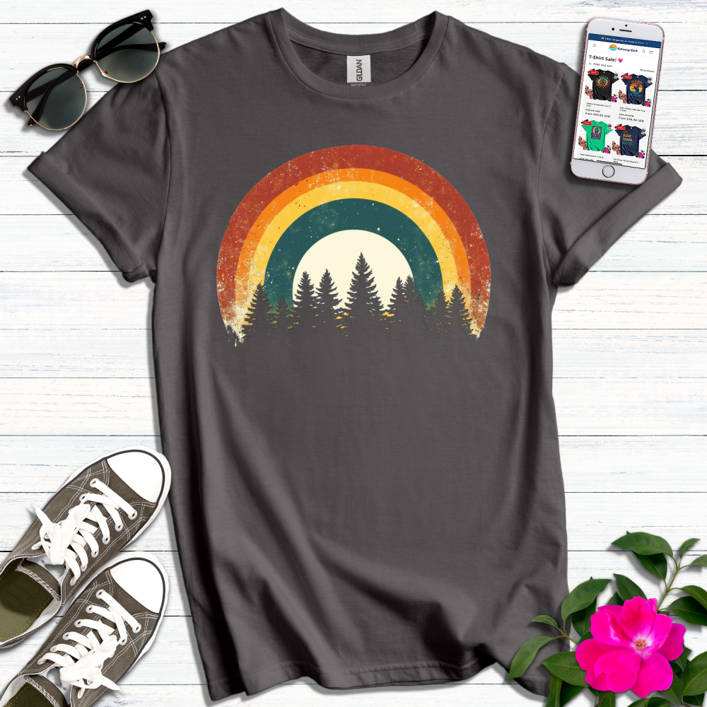 Retro Rainbow Pines T-Shirt