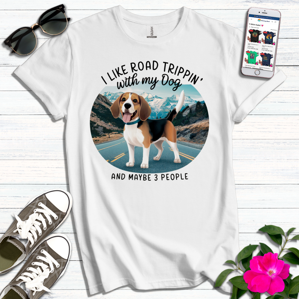 Like Road Trippin' With My Dog T-Shirt