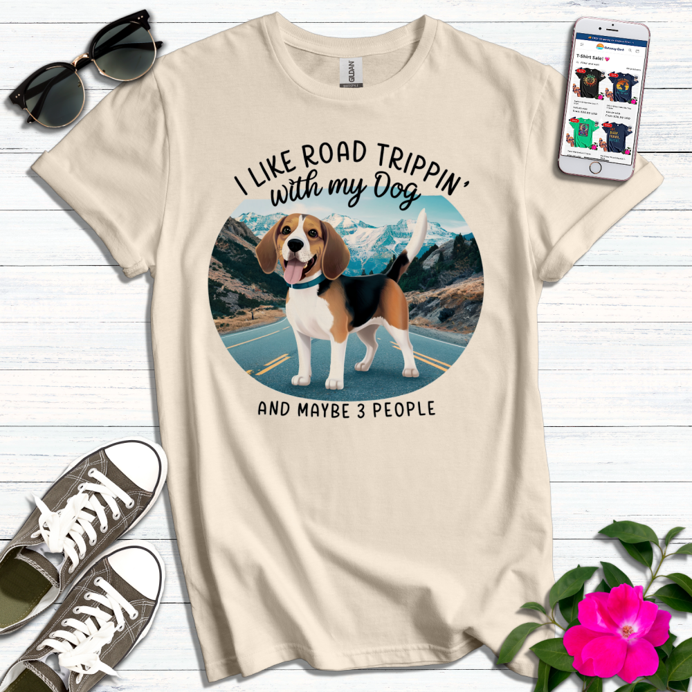 Like Road Trippin' With My Dog T-Shirt