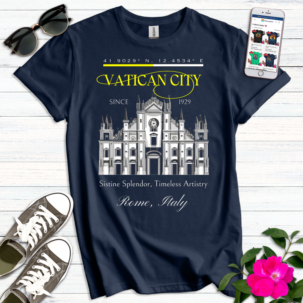 Vatican City Sistine Chapel T-Shirt