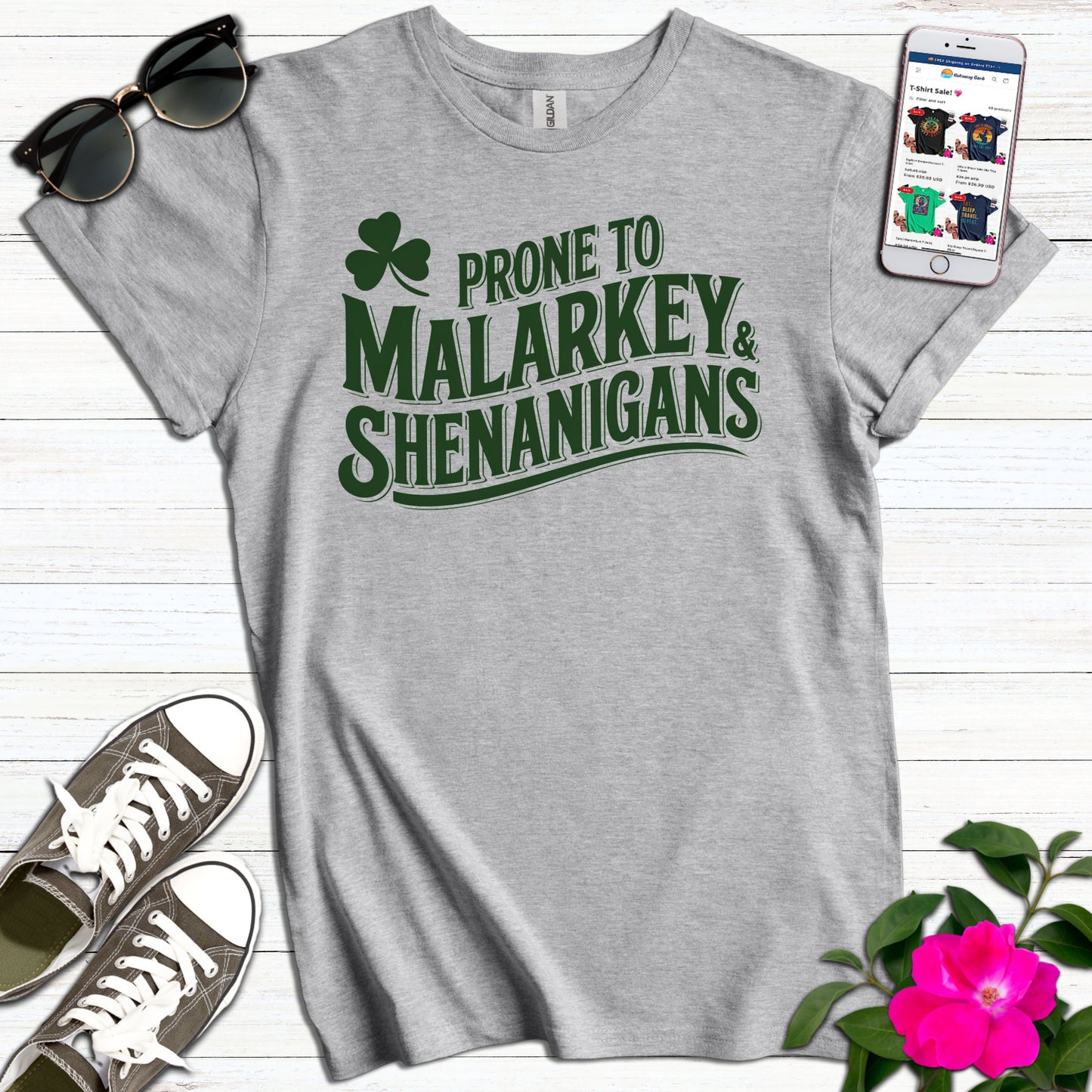 Prone to Malarkey Shenanigans T-Shirt