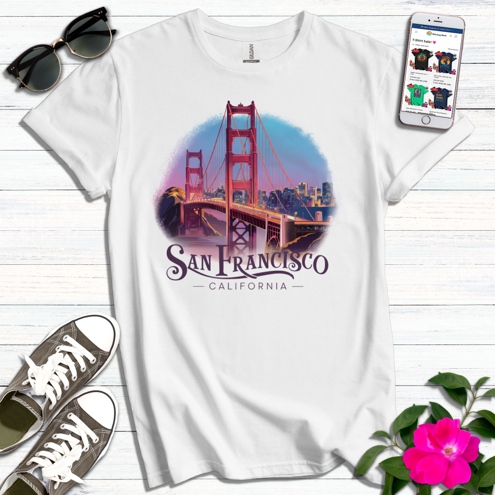 San Francisco Golden Gate Bridge T-Shirt