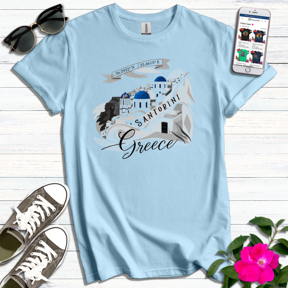 Santorini Greece T-Shirt