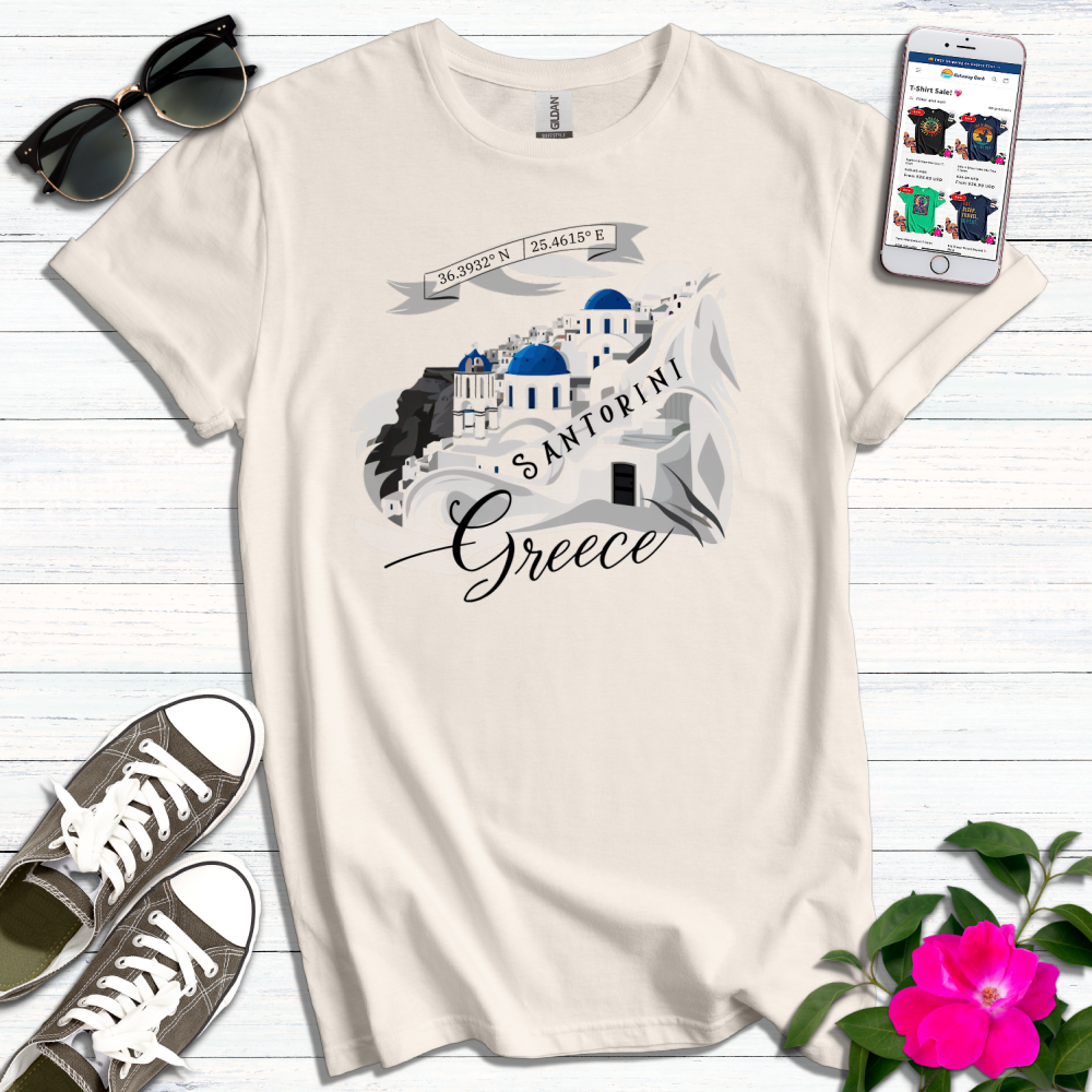 Santorini Greece T-Shirt