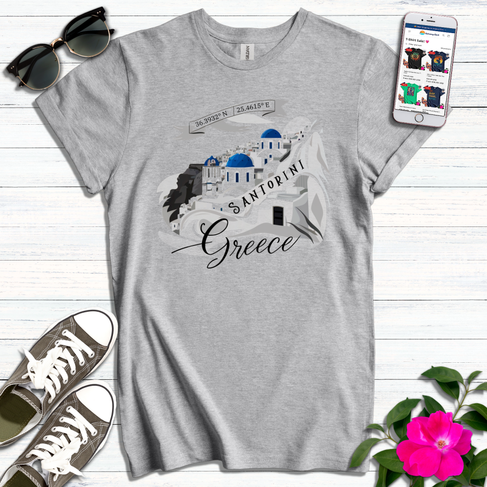 Santorini Greece T-Shirt