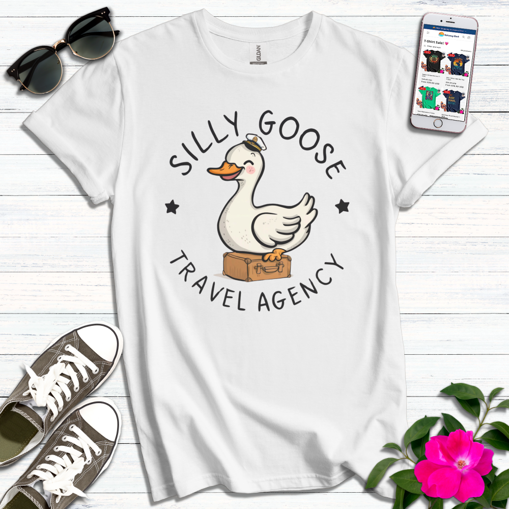 Silly Goose Travel Agency T-Shirt