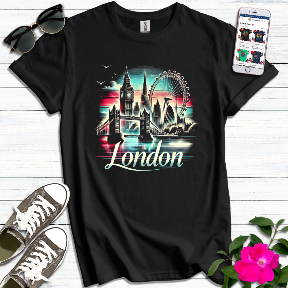 Retro London Glow T-Shirt