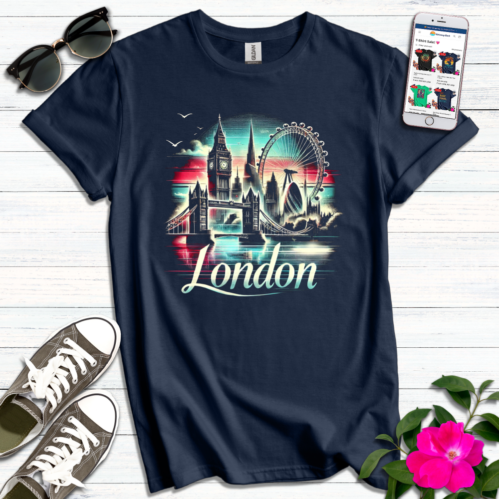 Retro London Glow T-Shirt