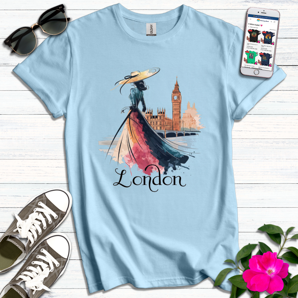 Stylish London Girl T-Shirt