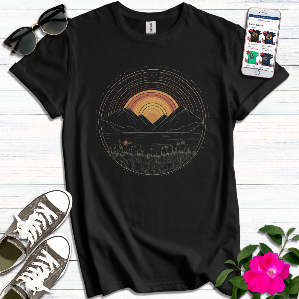 Sunset Reflections Boho T-Shirt