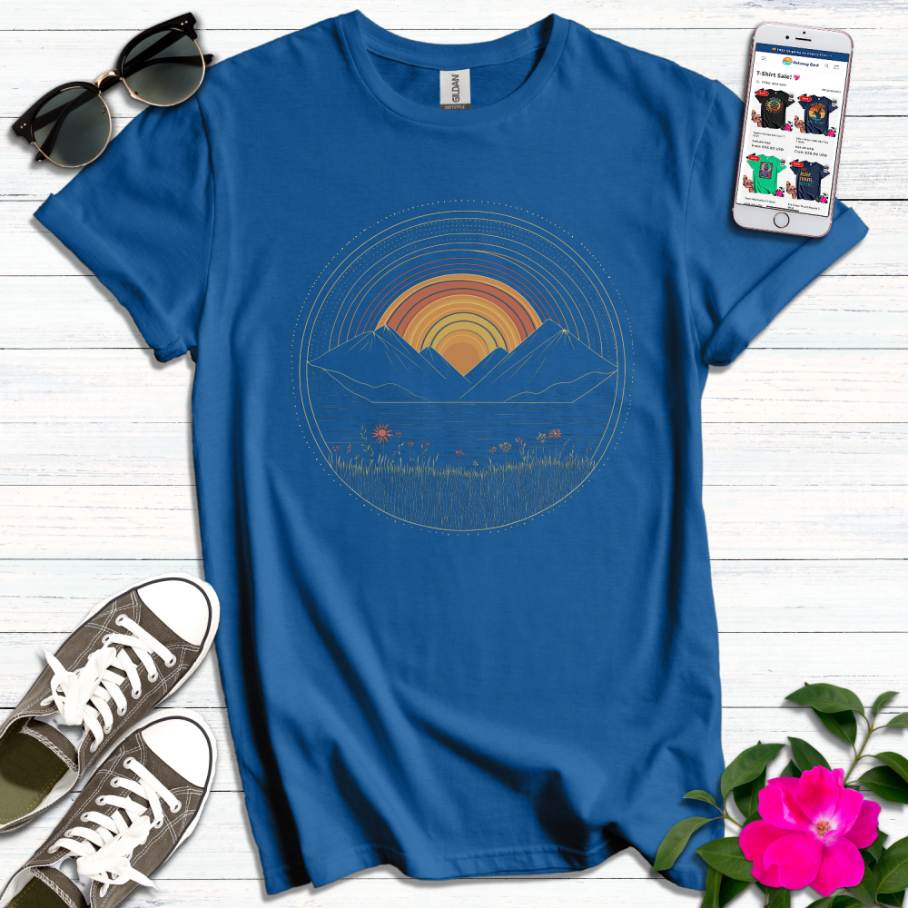 Sunset Reflections Boho T-Shirt