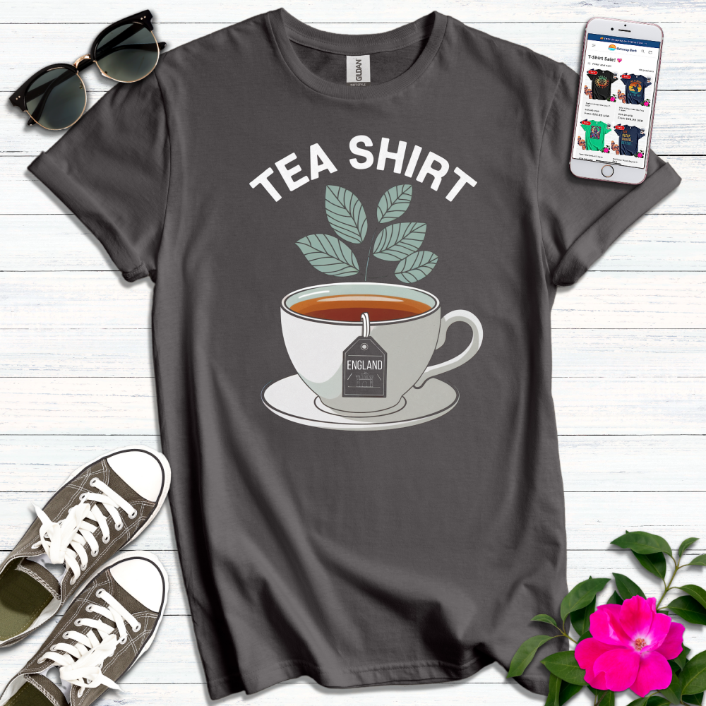 Tea Shirt Leaves England T-Shirt