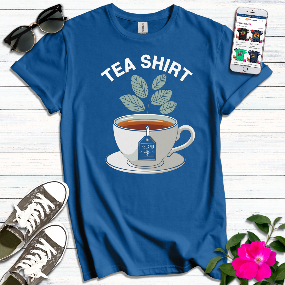 Tea Shirt Leaves Ireland T-Shirt