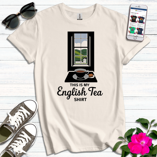 English Tea Window View T-Shirt
