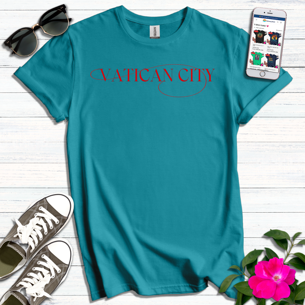 Vatican City Typography T-Shirt