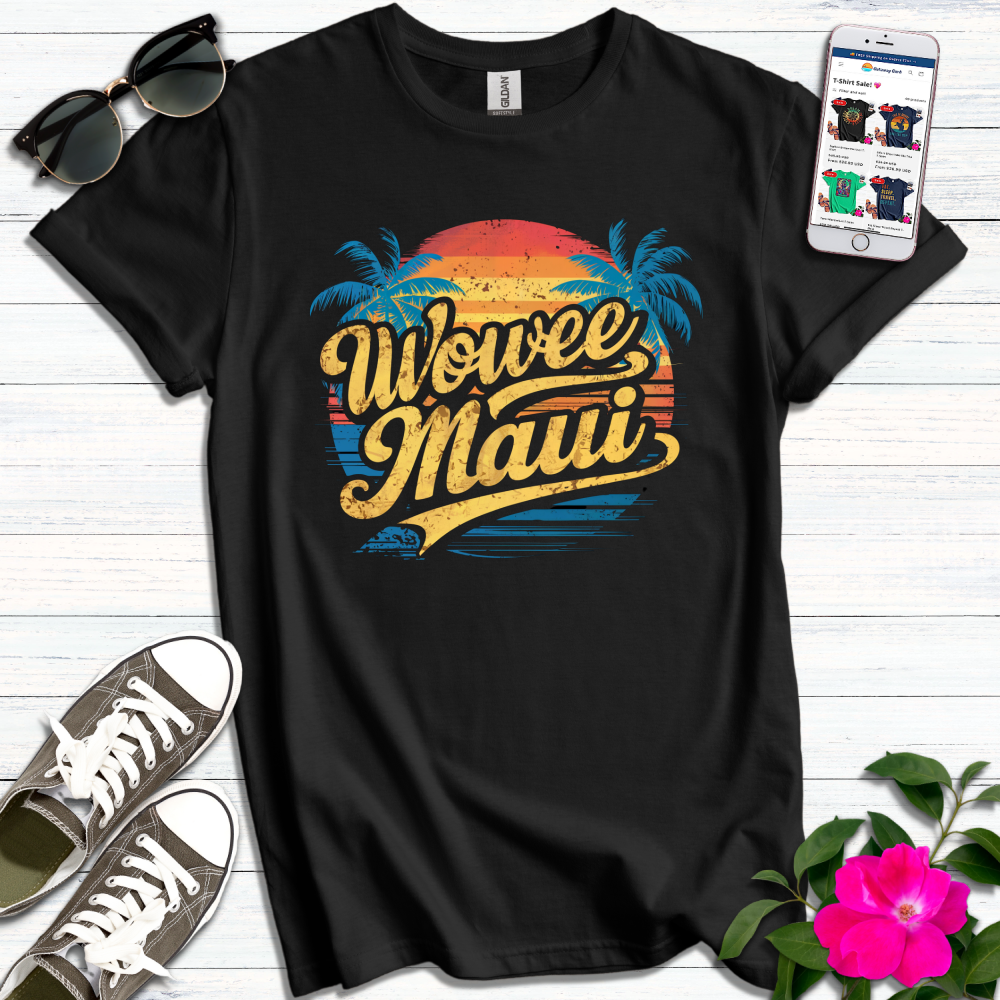 Wowee Maui Retro T-Shirt