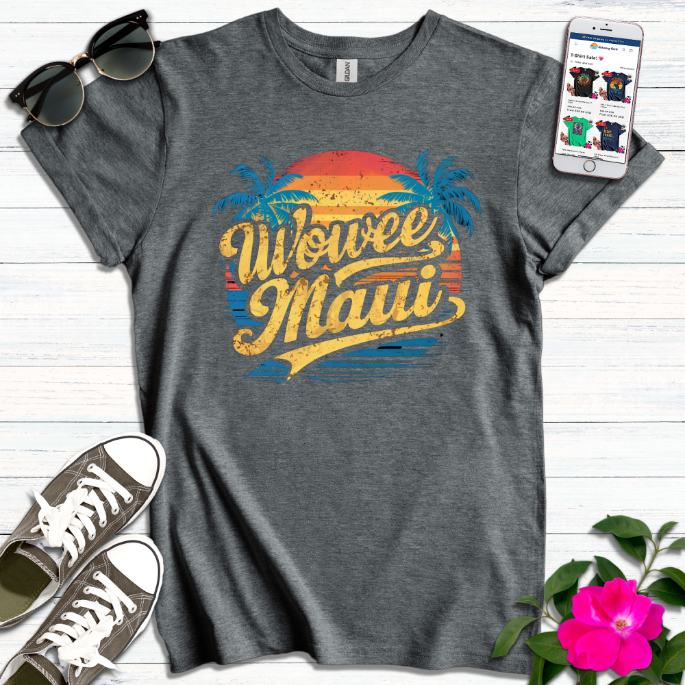 Wowee Maui Retro T-Shirt