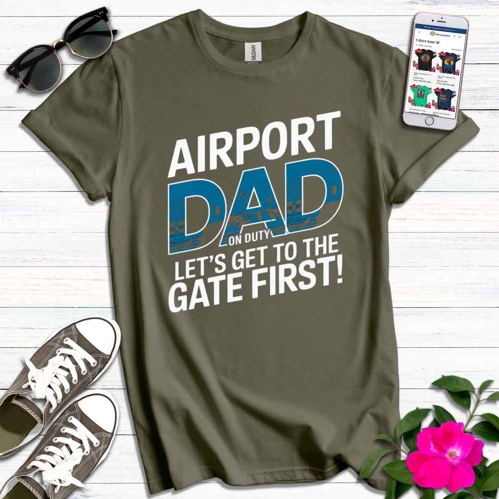 Airport Dad Graphic T-Shirt