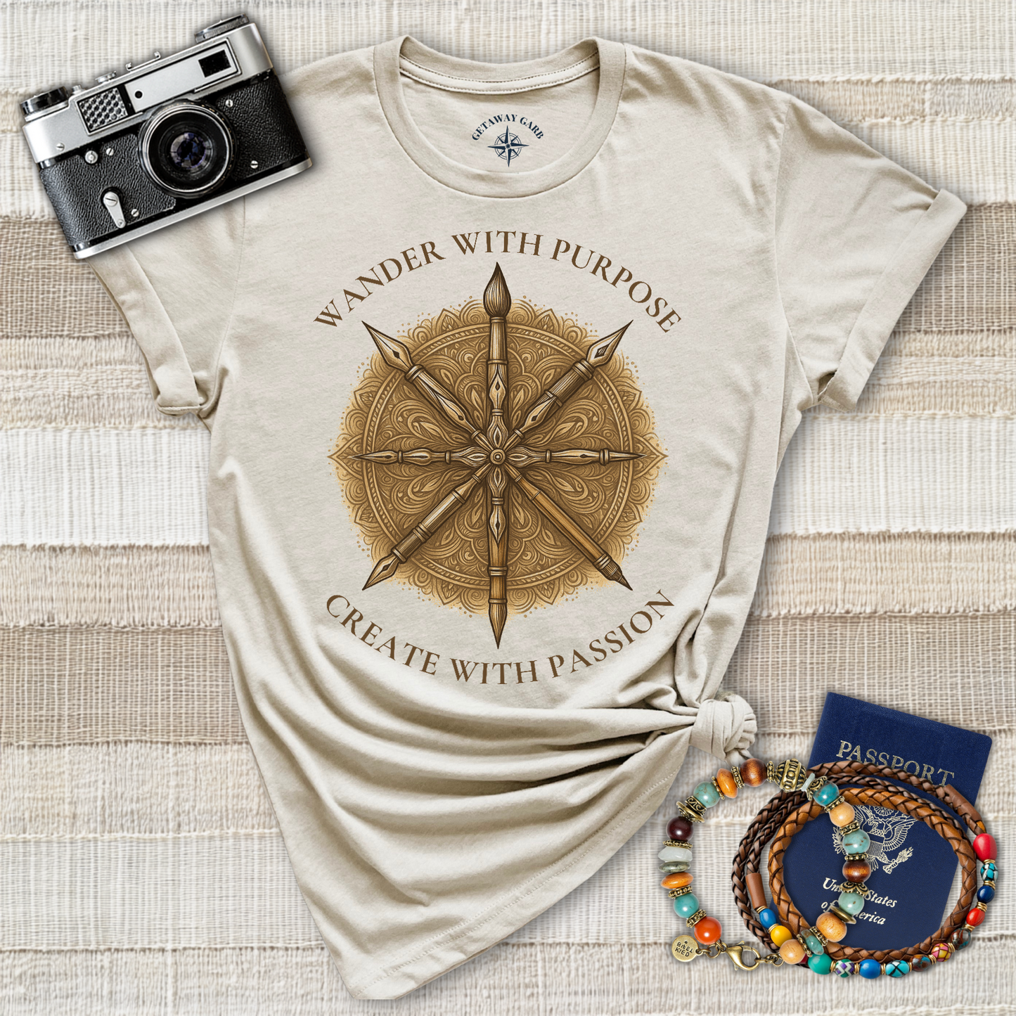 Wander Purpose Create Passion T-Shirt