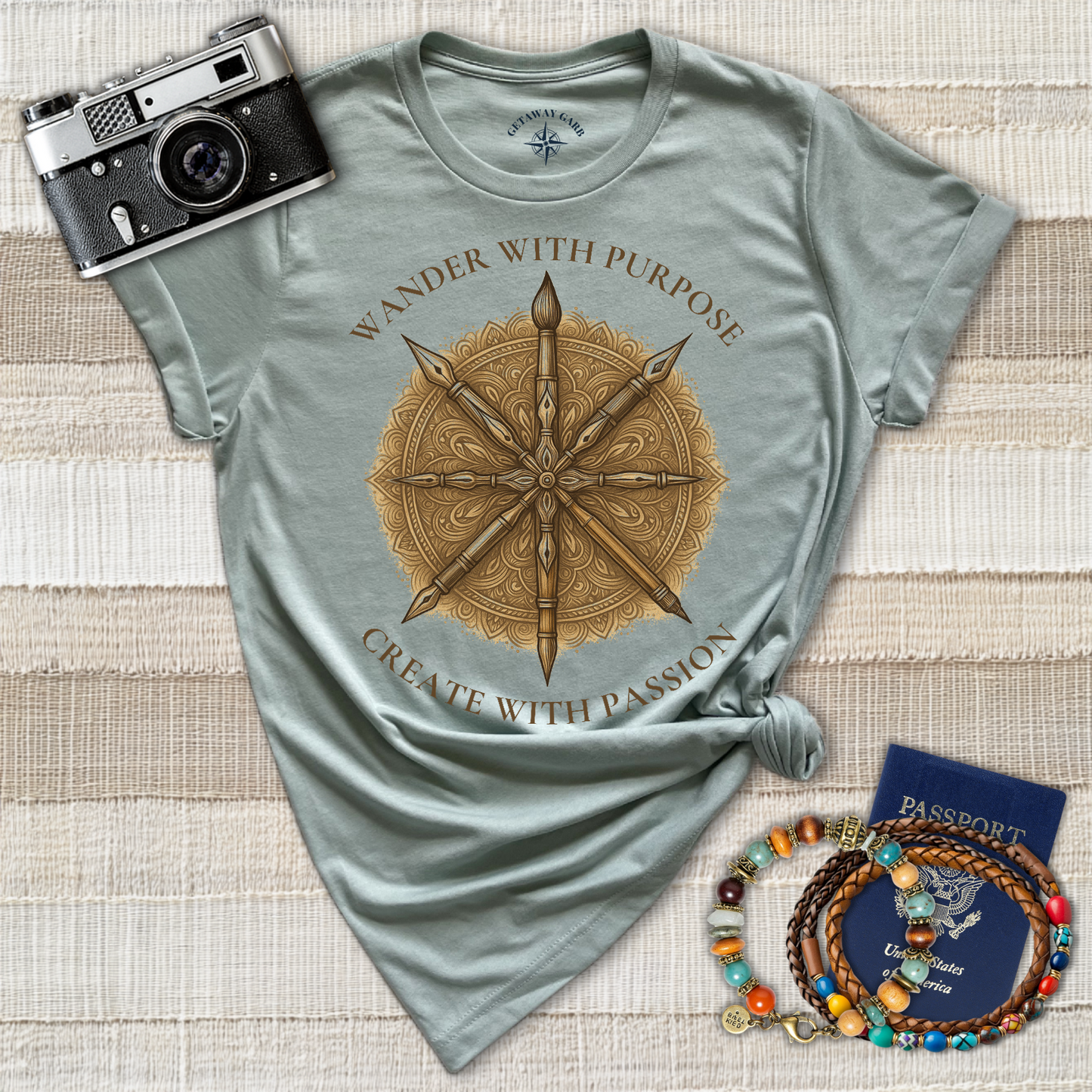 Wander Purpose Create Passion T-Shirt