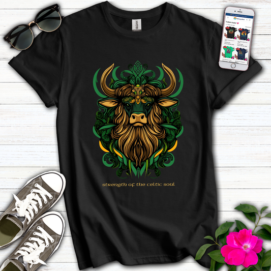 Strength Celtic Soul Bull T-Shirt