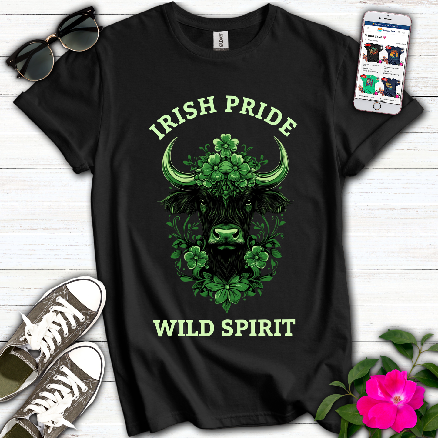 Irish Pride Spirit Bull T-Shirt