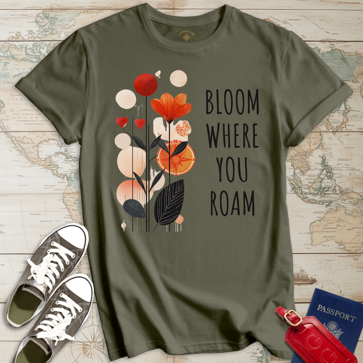 Bloom Where You Roam T-Shirt