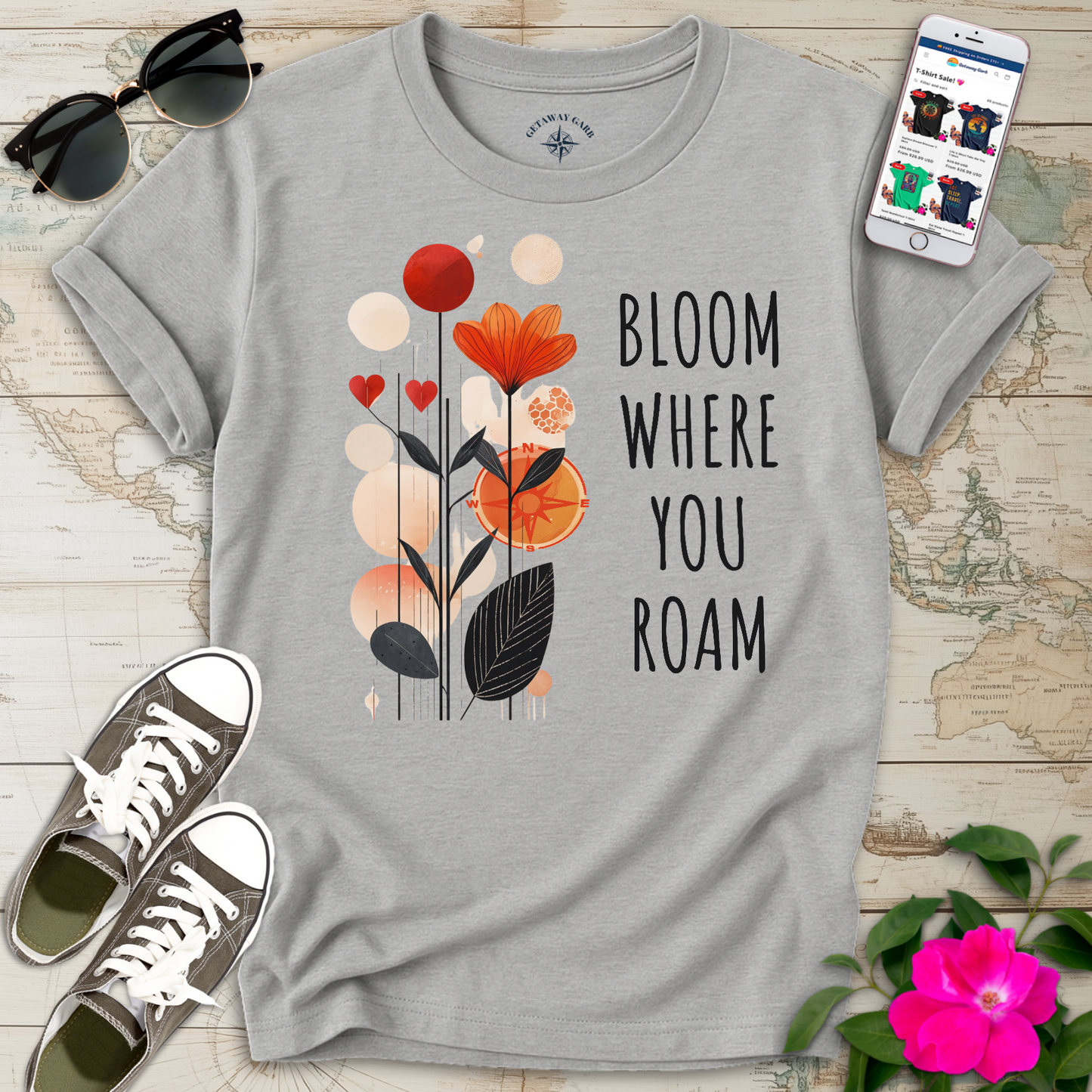 Bloom Where You Roam T-Shirt