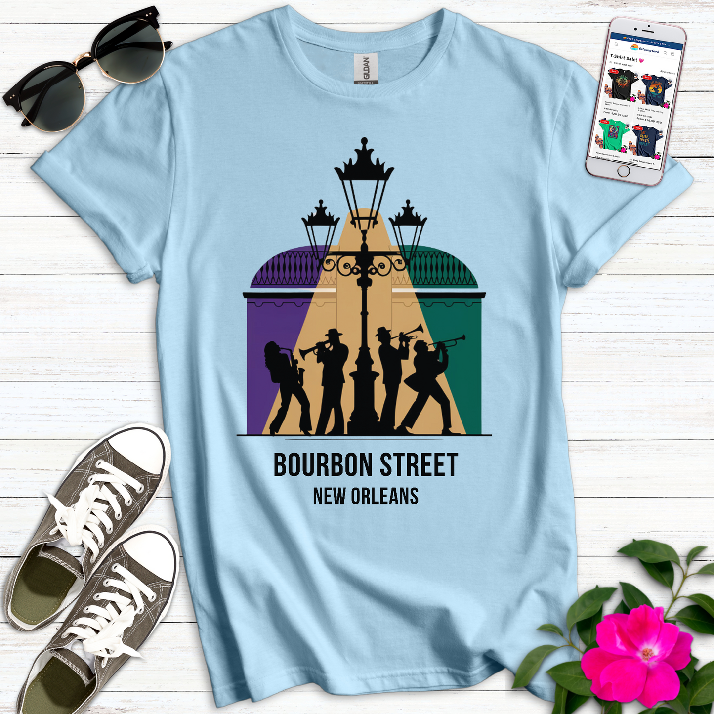 Classic Bourbon Street T-Shirt