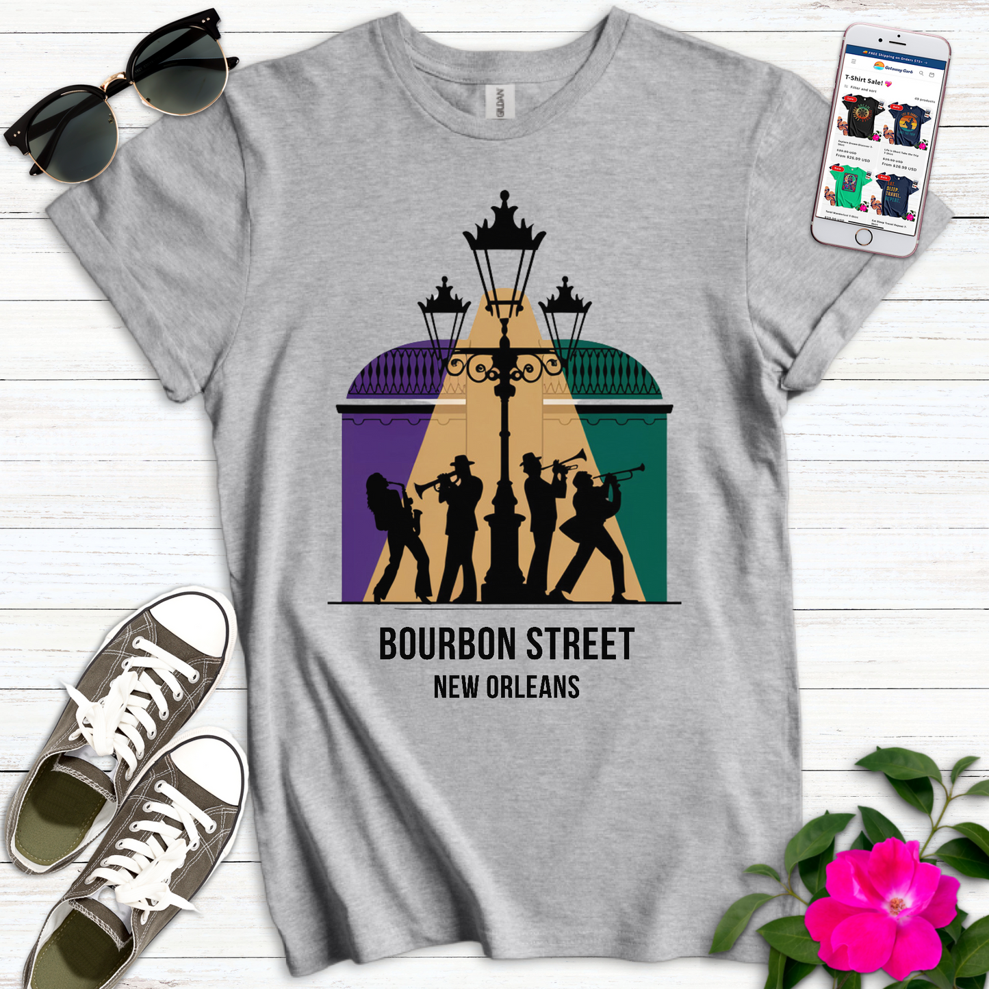 Classic Bourbon Street T-Shirt