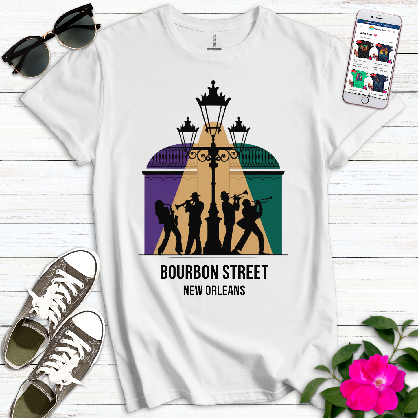 Classic Bourbon Street T-Shirt