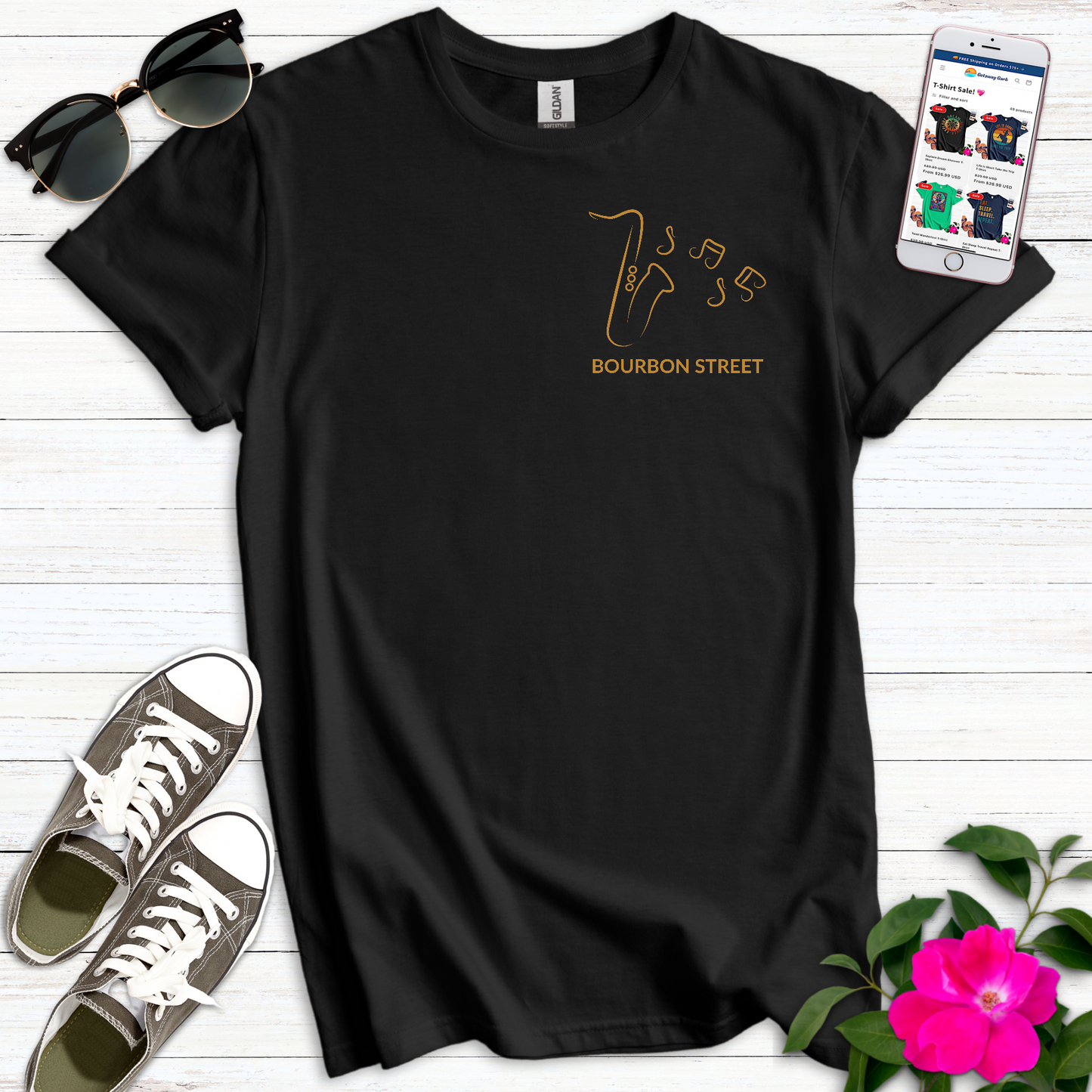 Trendy Minimalist Bourbon Street T-Shirt