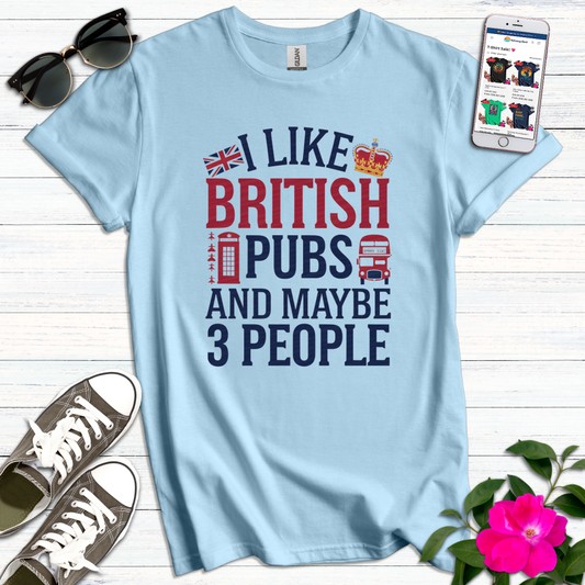 British Pubs 3 People T-Shirt