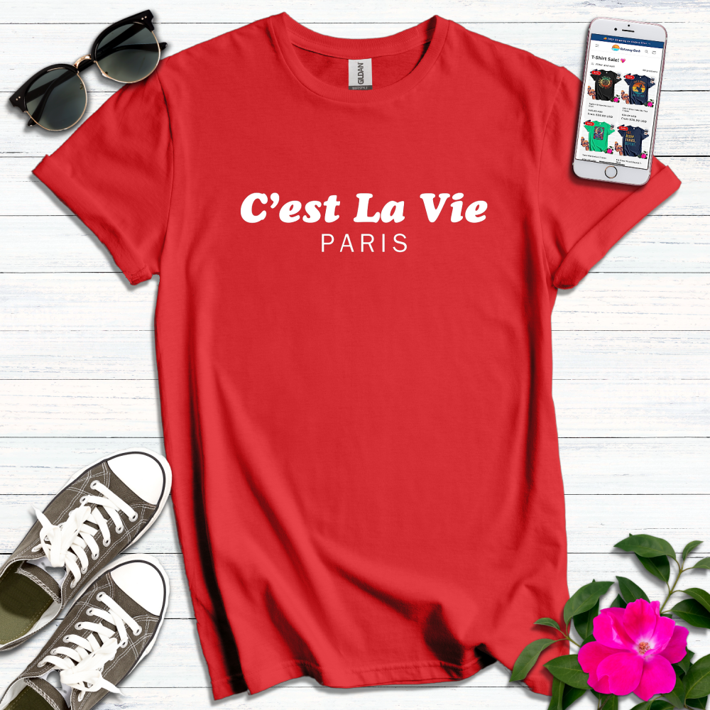 C'est La Vie Retro T-Shirt