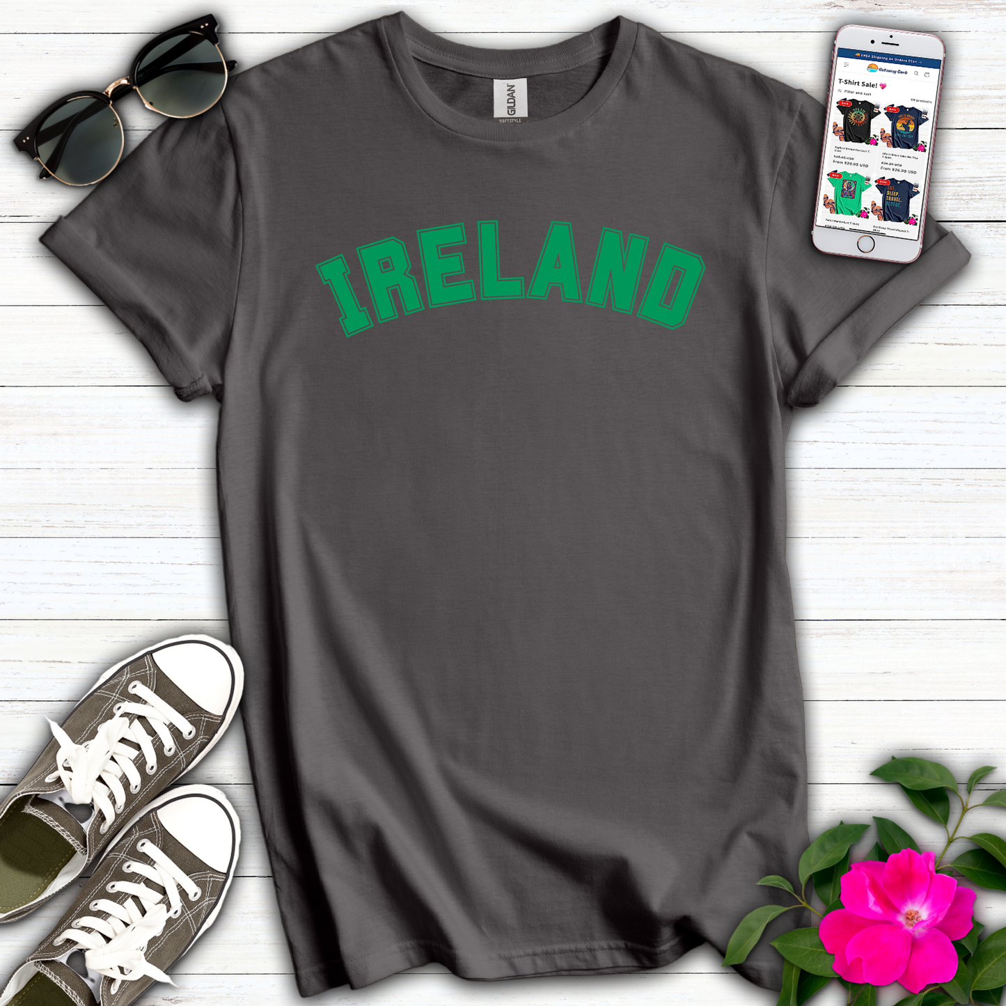 Ireland Varsity Letter T-Shirt