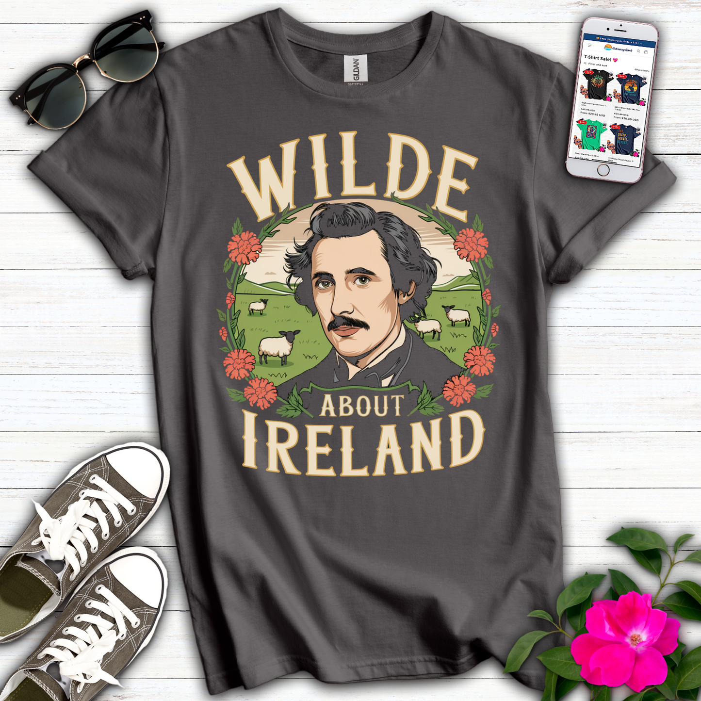 Oscar Wilde About Ireland T-Shirt