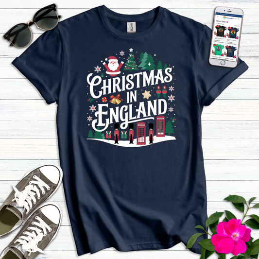 Festive Christmas England T-Shirt