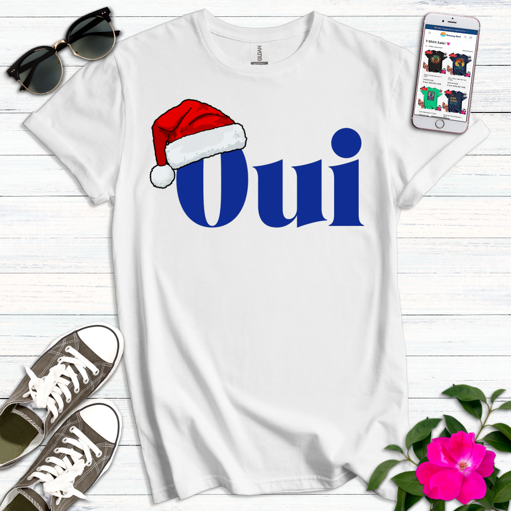 Cute Christmas French Oui T-Shirt