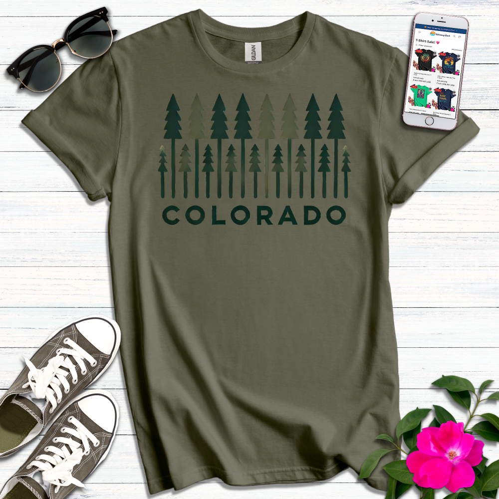 Modern Colorado Pines T-Shirt