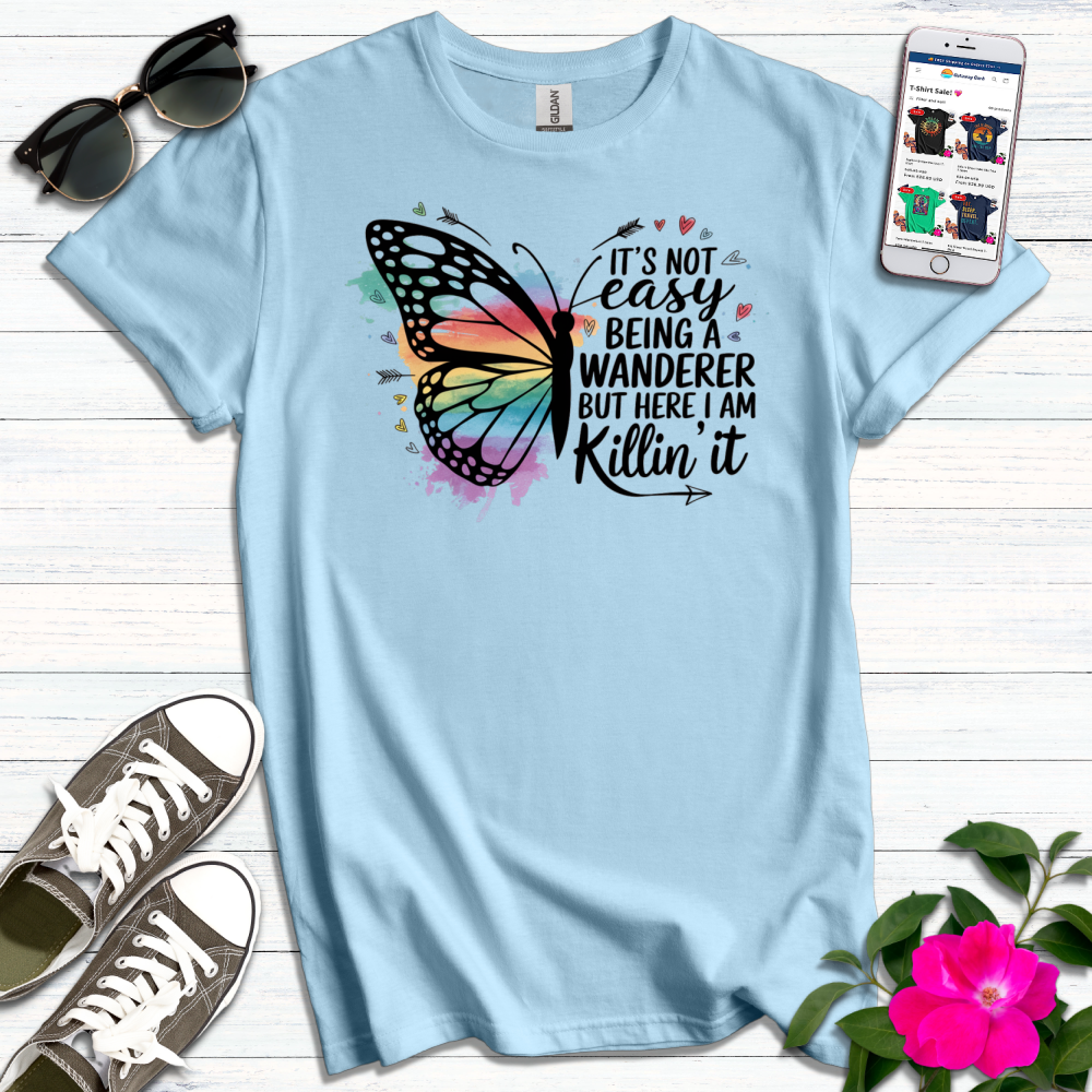 Colorful Butterfly Wanderer T-Shirt