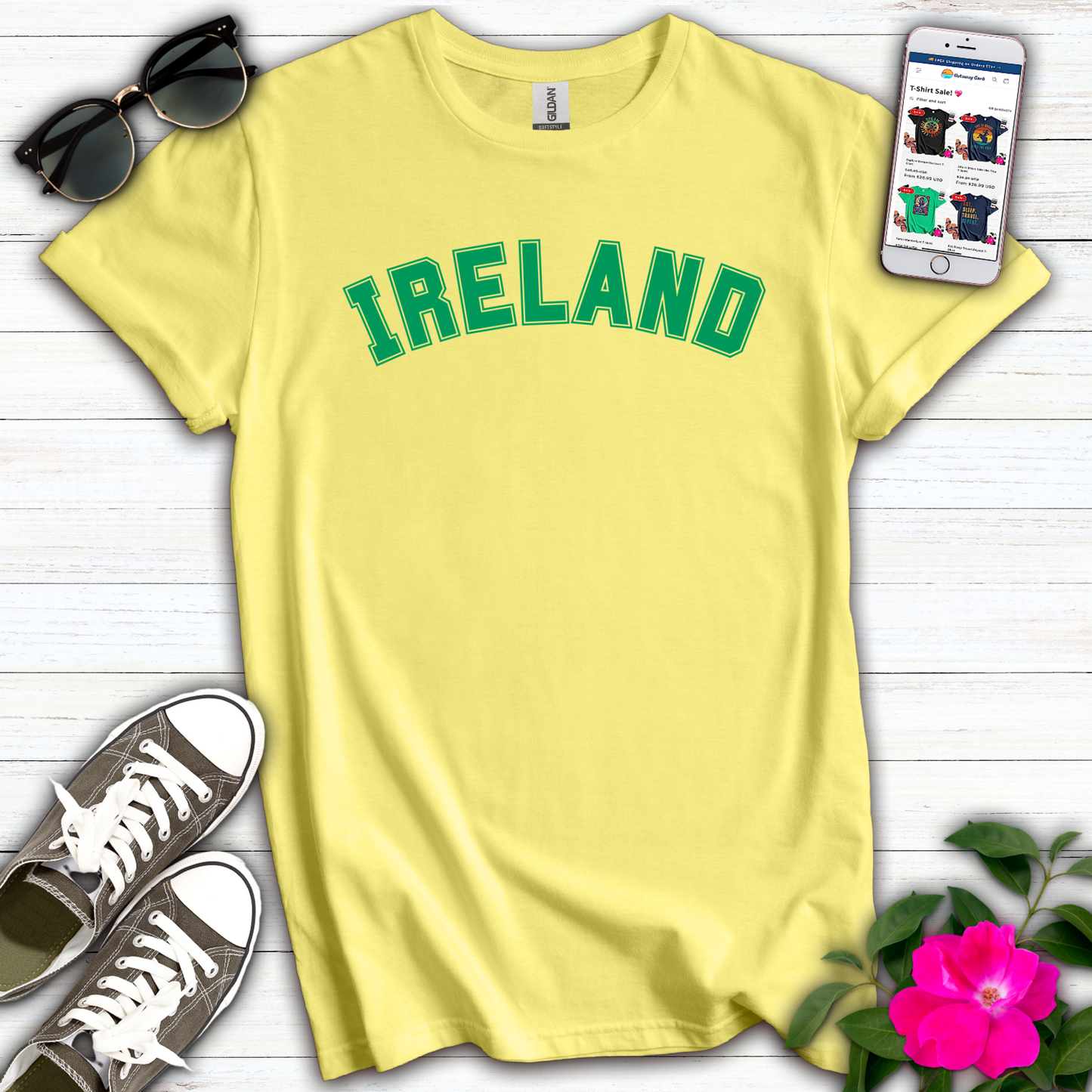 Ireland Varsity Letter T-Shirt