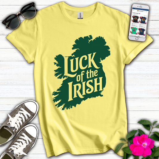 Luck of Irish Map T-Shirt