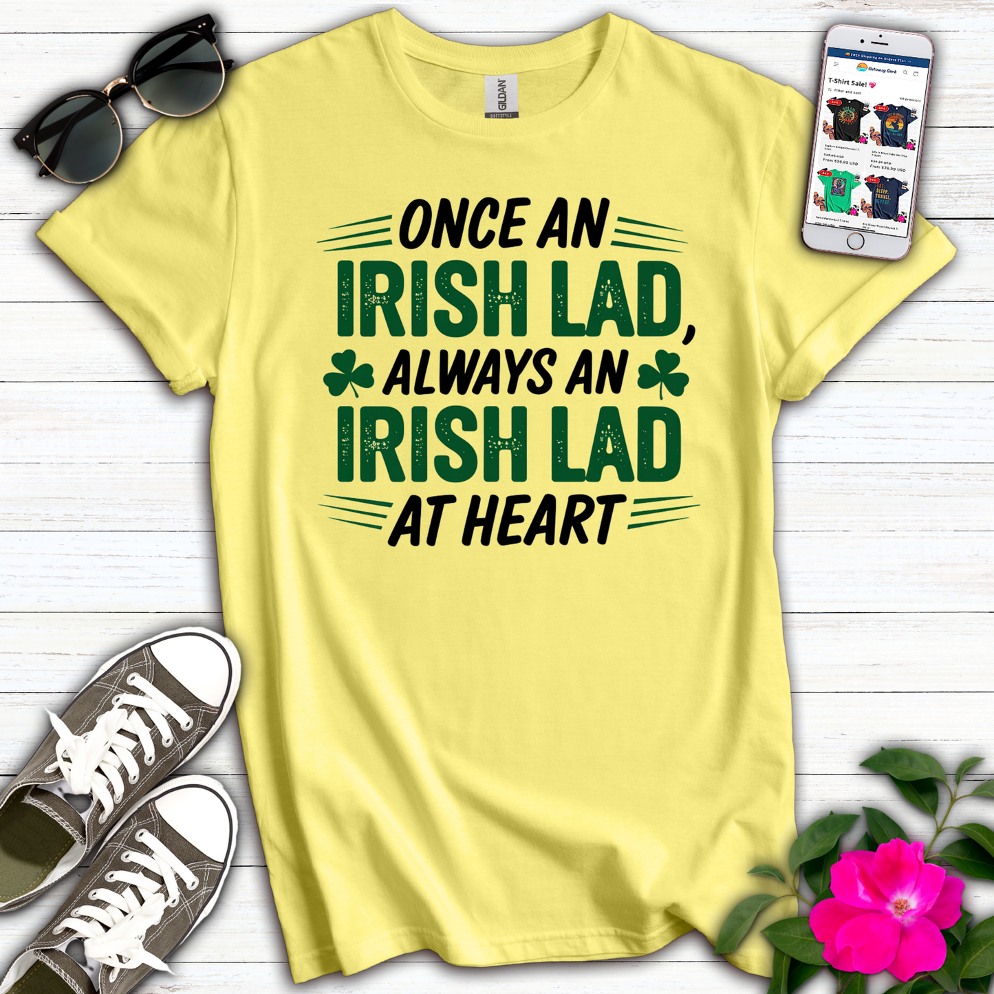 Irish Lad at Heart T-Shirt