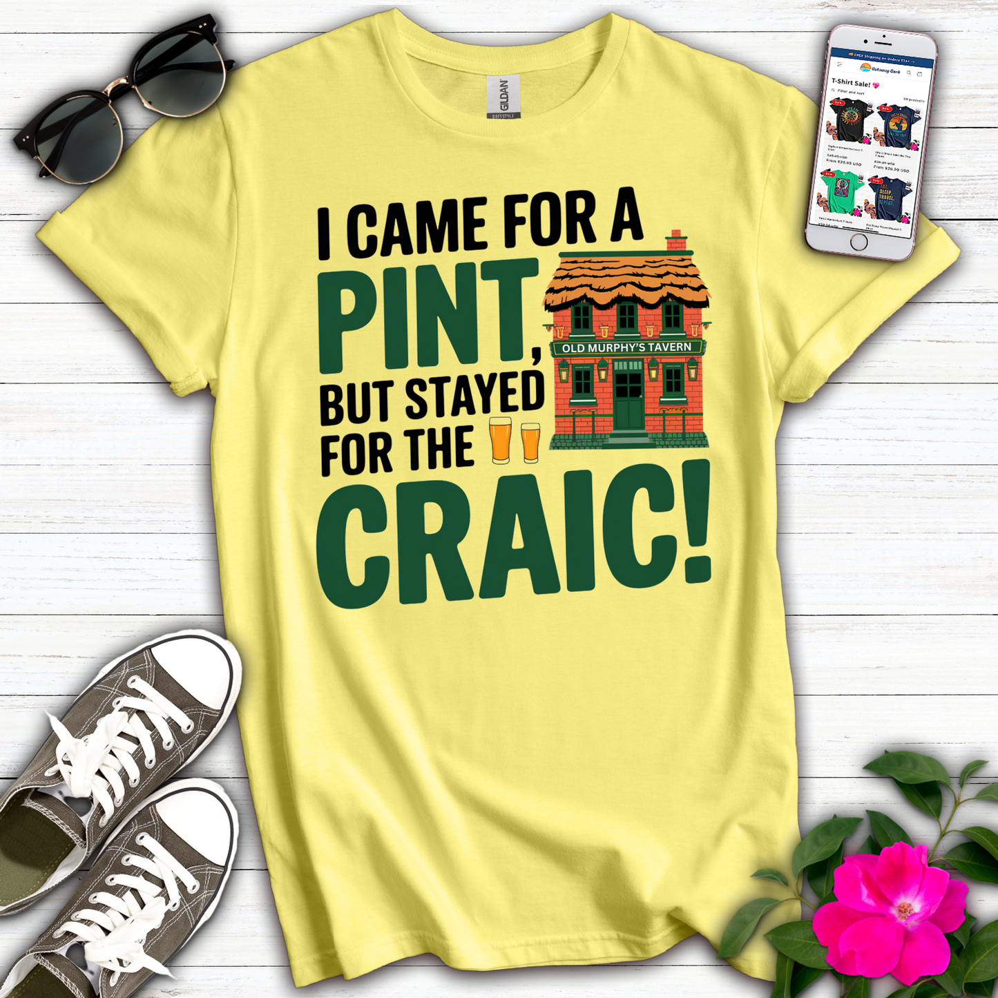 Came for Pint Craic T-Shirt