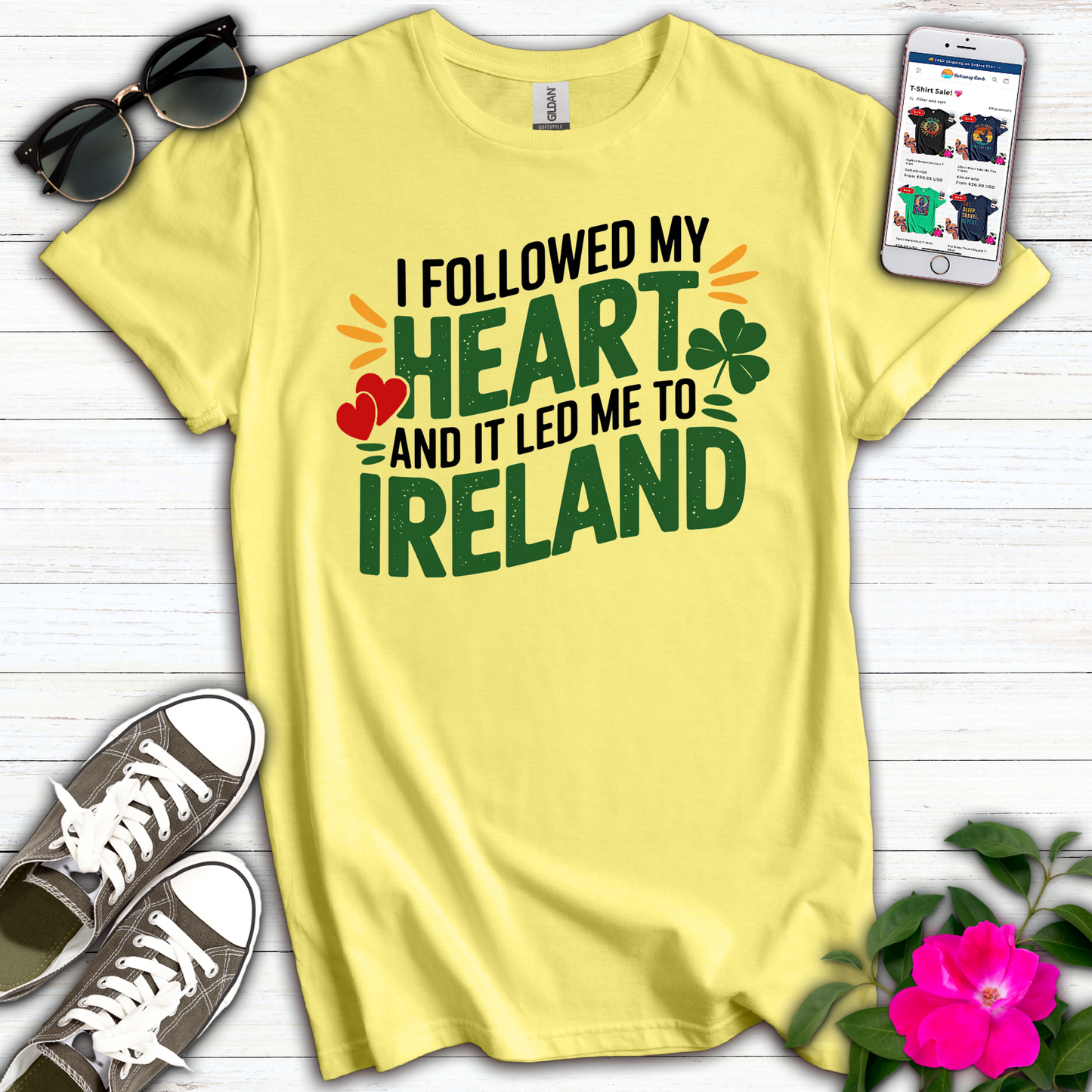 Heart Led to Ireland T-Shirt